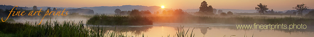 Naturschutzgebiet Wauwilermoos, Morgenstimmung, Sonnenaufgang - LU